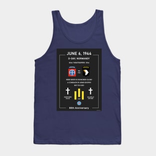 D Day Landing 80th Anniversary 1944 Normandy Tank Top